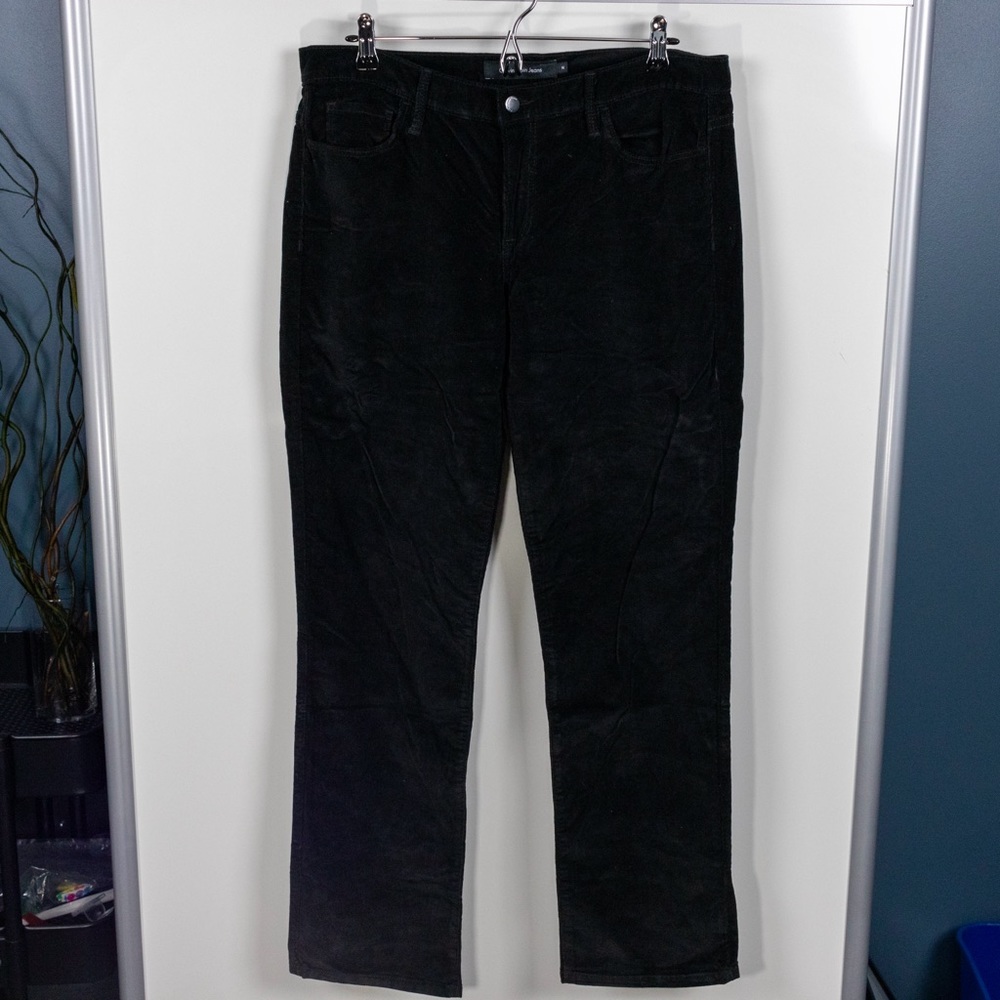 Calvin Klein Jeans Straight Leg Black Corduroy Jeans